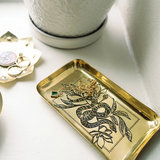 Etched Brass Trinket Dish - 3 Styles