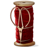 Velvet Ribbon with Scissor Spool 5 yards - 7 Colors