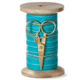 Velvet Ribbon with Scissor Spool 5 yards - 7 Colors