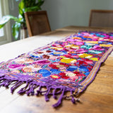 Embroidered Floral Table Runner