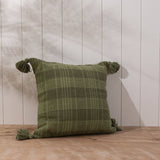 Hand Woven Nasser Plaid Pillow