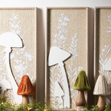 Velvet & Wood Mushrooms - 4 Colors
