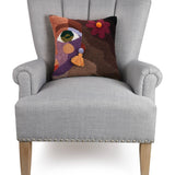 Ella Flower with Pom Poms & Tassel Hook Pillow