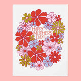 Wavy Daisy Mom Card