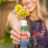Folk Friend Bud Vase - Folk Lady
