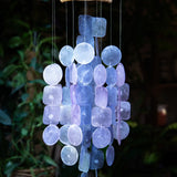 Orchid Capiz Chime