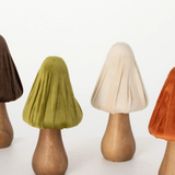 Velvet & Wood Mushrooms - 4 Colors
