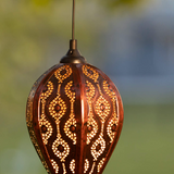 Hanging Copper Finial Solar Light