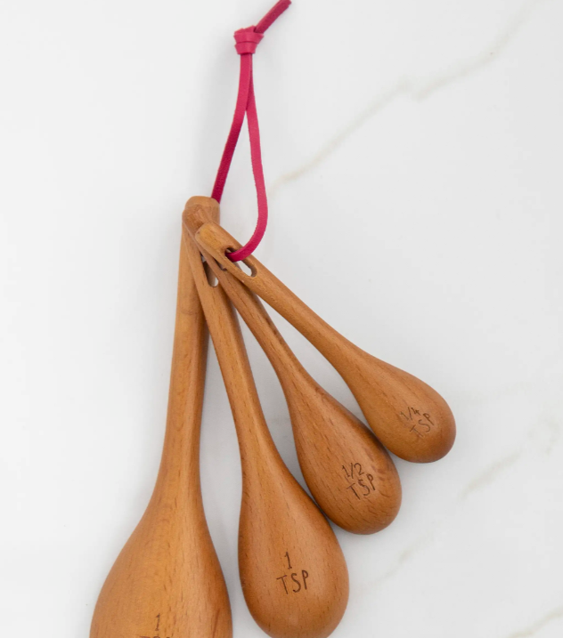 Wood Measuring Spoon Set