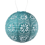 Soji Stella Boho Metallic Emerald Solar Globe