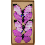 Lavender Fields Paper Butterfly Clips