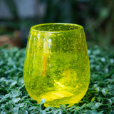 Recycled Glass Stemless Wine Glass - 5 Colors