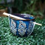 Noodle Bowl and Chopstick Set - 8 Styles