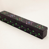 Floral Soapstone Box Incense Burner