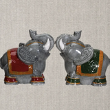 Raja Elephants Salt and Pepper Shaker Set