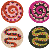 Beaded Coasters (Set of 4) - 5 Styles