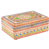 Handpainted Indian Painted Wood Box