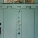 Indukala Small Moon Phase Bell Wind Chime - Handmade