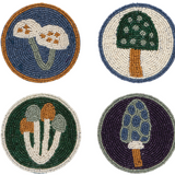 Beaded Coasters (Set of 4) - 5 Styles