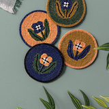 Beaded Coasters (Set of 4) - 5 Styles