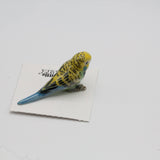 Mojito Green Parakeet Porcelain Miniature