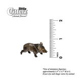 Pig Javelina Miniature Porcelain Figurine