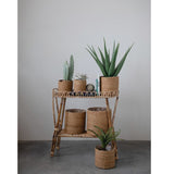 Hand-Woven Seagrass Baskets with Plastic Lining - 6 Sizes/2 Colors