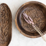 Acacia Wood Abstract Shaped Tray