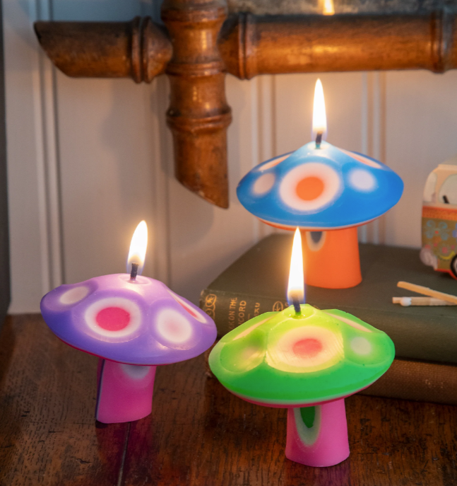 Mushroom Candle Set