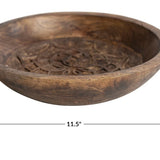 Acacia Wood Abstract Shaped Tray