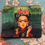 Frida Canvas Coin Purse - 6 Styles