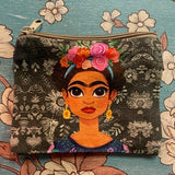 Frida Canvas Coin Purse - 6 Styles