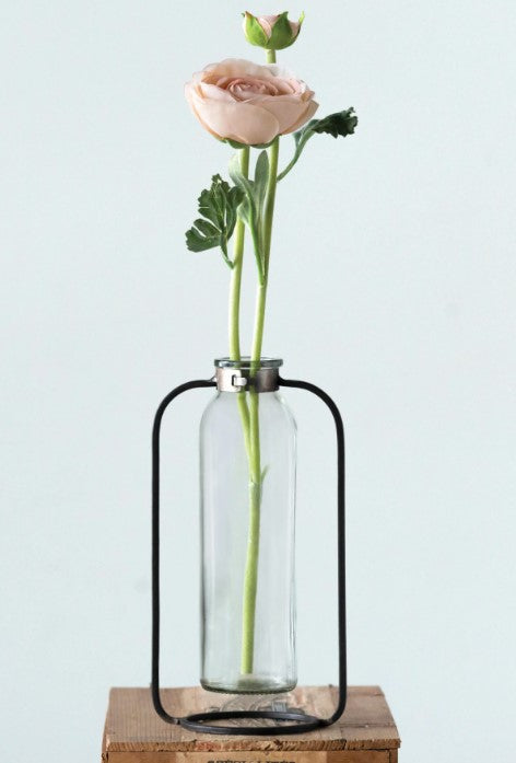 Glass Vase in Metal – ShopTansy
