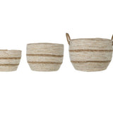 Striped Maize Baskets - 3 Sizes