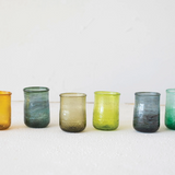 Small Hand-Blown Drinking Glass - 6 Colors