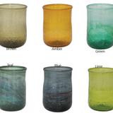 Small Hand-Blown Drinking Glass - 6 Colors