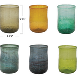 Small Hand-Blown Drinking Glass - 6 Colors