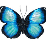 Hand Painted Metal Wall Hanging Butterfly - 9 Styles