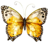 Hand Painted Metal Wall Hanging Butterfly - 9 Styles