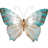 Hand Painted Metal Wall Hanging Butterfly - 9 Styles