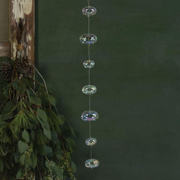 Hanging Glass Ball Strands - 3 Colors