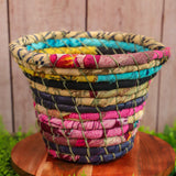 Multi-Color Coiled Kantha Bowls - 3 Sizes