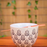 Noodle Bowl and Chopstick Set - 8 Styles