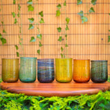 Small Hand-Blown Drinking Glass - 6 Colors