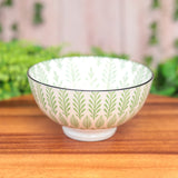 Kiri Porcelain Palm Leaf Bowl