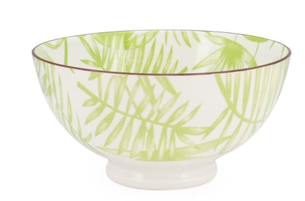 Kiri Porcelain Palm Leaf Bowl - 3 Sizes