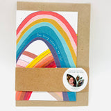 Rainbow Growing Paper Greeting Card