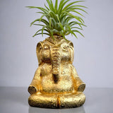 Meditating Elephant Planter