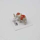 Airavata White Elephant Porcelain Miniature