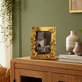 4 x 6 Gold Resin Spring Time Frame